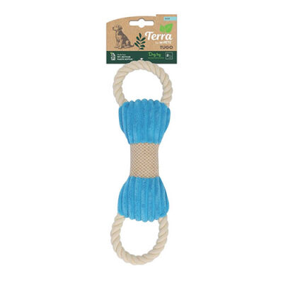 M-Pets Eco Tugo Mavi Peluş Kemik Köpek Oyuncağı 33 x 9,5 x 3 cm - 1