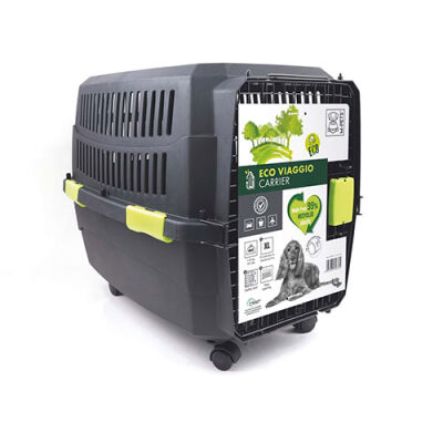 M-Pets Eco Viaggio Carrier Iata Kedi ve Köpek Taşıma Çantası Siyah XL 91,5x61x66 Cm - 1