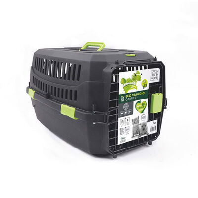 M-Pets Eco Viaggio Carrier Lata Kedi ve Köpek Taşıma Çantası Siyah 58,4x38,7x33 Cm - 1
