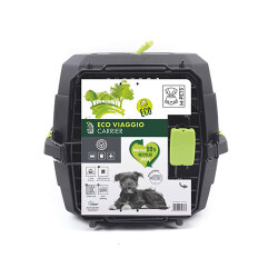 M-Pets Eco Viaggio Carrier Lata Kedi ve Köpek Taşıma Çantası Siyah 68x47,6x42 Cm - M-Pets