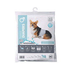 M-Pets Erkek Köpekler İçin Yıkanabilir Külot XXLarge - M-Pets