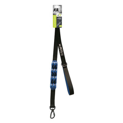 M-Pets Flex Köpekler İçin Şok Emici Gezdirme Kayışı Siyah 120 Cm - 1