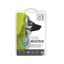 M-Pets Flexi Bez Köpek Ağızlığı Medium 1,5x22-26 Cm - M-Pets