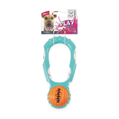 M-Pets Flyer Rattle Ödül Hazneli Köpek Oyuncağı 23 x 10,6 x 3 cm - 1
