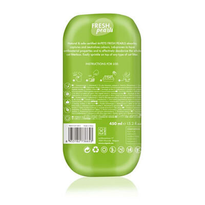 M-Pets Fresh Pearls Çim Kokulu Kedi Kumu Deodorantı 450 ML - 2