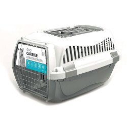 M-Pets Giro Carrier Kedi ve Köpek Taşıma Çantası Bej Beyaz 51,6x32,7x29,6 Cm - 2