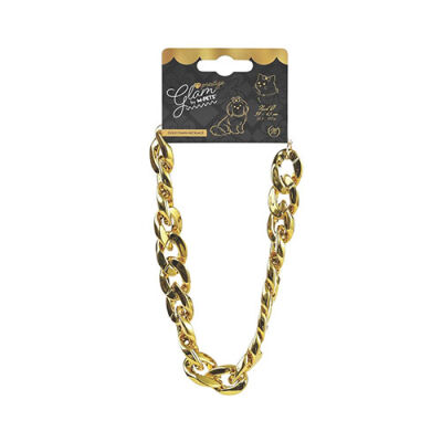 M-Pets Glam Prestige Gold Chain Köpek Kolyesi Medium 39-45 Cm - 1