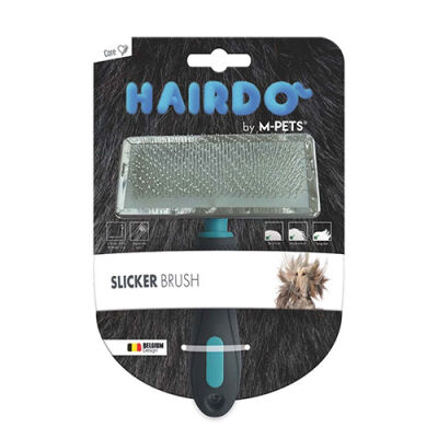 M-Pets Hairdo İnce Telli Kedi ve Köpek Fırçası 12x18 Cm - 1