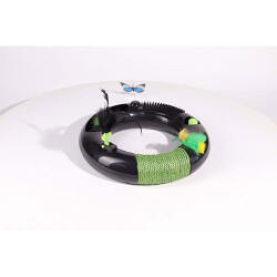 M-Pets Halo Eco Kedi Oyuncağı Siyah 30,5x30,5x5,5 Cm - 3