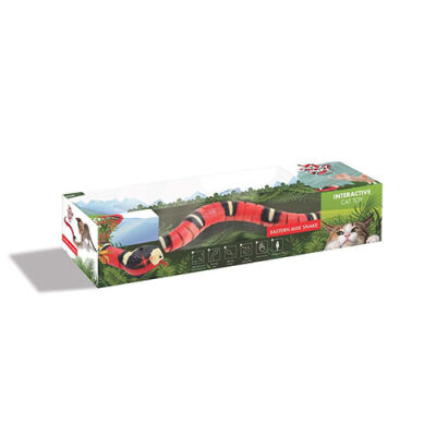 M-Pets Hareketli Yılan Kedi Oyuncağı 40x4x3,5cm - 1