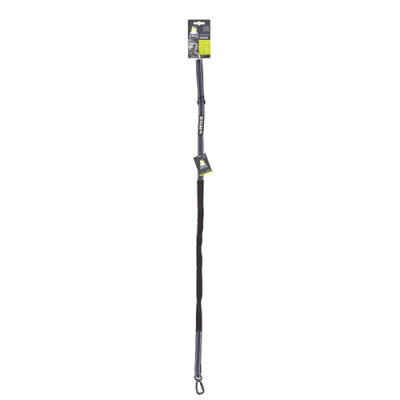 M-Pets Hiking Jogging Elastik Köpek Yürüyüş Tasması Mavi 2,5x140-200 Cm - 2