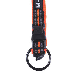 M-Pets Hiking Reflektörlü Köpek Boyun Tasması Turuncu Medium 40-50 Cm - 3