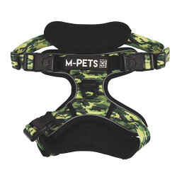 M-Pets Hiking Reflektörlü Köpek Göğüs Tasması Kamuflaj Medium 40-75 Cm - 2