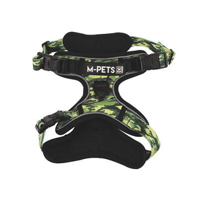 M-Pets Hiking Reflektörlü Köpek Göğüs Tasması Kamuflaj Small 35-60 Cm - 2