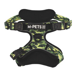 M-Pets Hiking Reflektörlü Köpek Göğüs Tasması Kamuflaj XLarge 50-110 Cm - 2