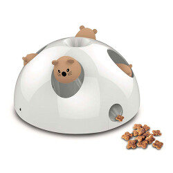 M-Pets İnteraktif Pilli Sesli Kedi Ödül Oyuncağı Beyaz 24x24x12 Cm - 2