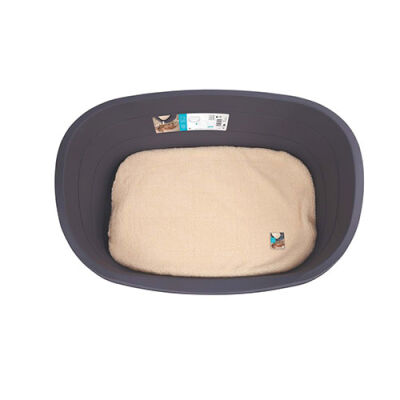 M-Pets Java Plastik Minderli Köpek Yatağı XLarge 100x72x30 Cm - 1