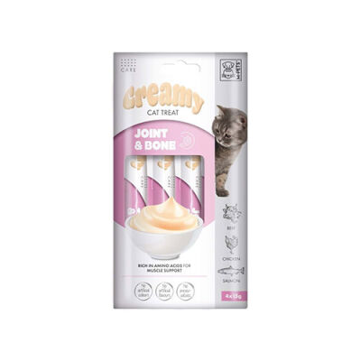 M-Pets Joint Bone Eklem Yapısı Destekleyici Krema Kedi Ödül Maması 4x15 Gr - 1