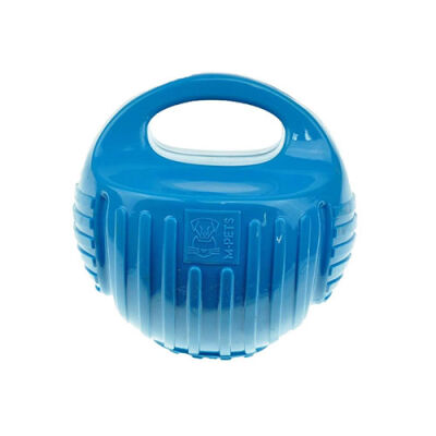 M-Pets Kauçuk Top Köpek Oyuncağı Mavi Medium 7,7 Cm - 2