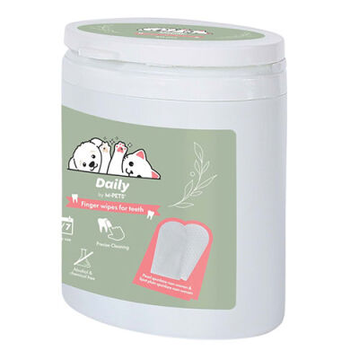 M-Pets Kedi ve Köpek Diş Temizliği İçin Parmak Pedi 50'li - 1