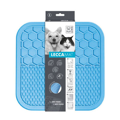 M-Pets Lecca Kedi ve Köpekler İçin Yavaş Beslenme Ödül Matı Large Mavi 30x30 Cm - 1