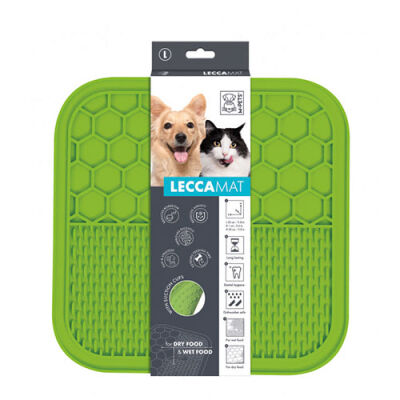 M-Pets Lecca Kedi ve Köpekler İçin Yavaş Beslenme Ödül Matı Large Yeşil 30x30 Cm - 1