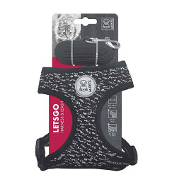 M-Pets Letsgo Kedi Göğüs Tasması Seti 30-42 Cm - M-Pets