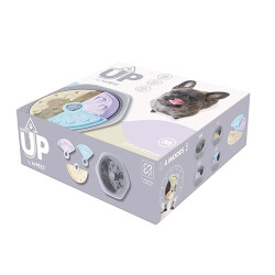 M-Pets Level Up Ayarlanabilir Köpek Yavaş Beslenme Mama Kabı Medium 29,8x29,8x8,6 Cm - M-Pets