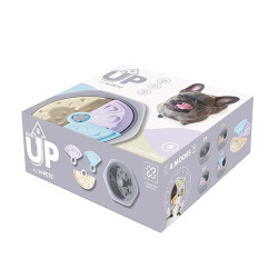 M-Pets Level Up Ayarlanabilir Köpek Yavaş Beslenme Mama Kabı Small 26,2x26,2x8,6 Cm - M-Pets