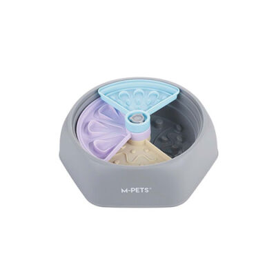 M-Pets Level Up Ayarlanabilir Köpek Yavaş Beslenme Mama Kabı Small 26,2x26,2x8,6 Cm - 2