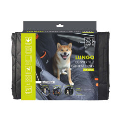M-Pets Lungo Köpekler İçin Araç Koruma Örtüsü Siyah 152x59 Cm - M-Pets