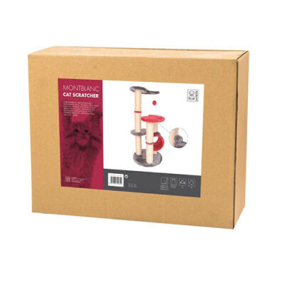 M-Pets Mont Blanc Kedi Tırmalama Tahtası 40x40x86 Cm - 1