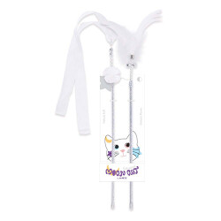 M-Pets Mooncat Olta Kedi Oyuncağı Beyaz 2'li 40 Cm - M-Pets