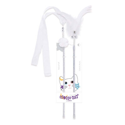 M-Pets Mooncat Olta Kedi Oyuncağı Beyaz 2'li 40 Cm - 1