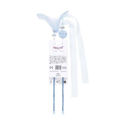 M-Pets Mooncat Olta Kedi Oyuncağı Mavi 2'li 40 Cm - 2
