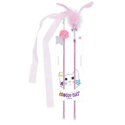M-Pets Mooncat Olta Kedi Oyuncağı Pembe 2'li 40 Cm - M-Pets
