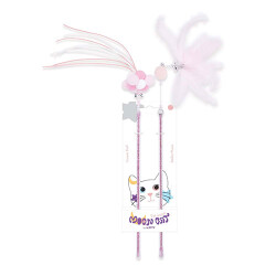 M-Pets Mooncat Olta Kedi Oyuncağı Pembe 2'li 40 Cm - M-Pets