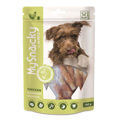 M-Pets Munchy Tavuklu ve Sığır Derili Stick Köpek Ödül Maması 160 Gr - 1