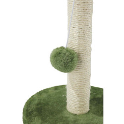 M-Pets My First Ponponlu Kedi Tırmalama Tahtası Yeşil 24x24x30 Cm - 2