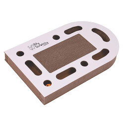 M-Pets My Scratchy Tenneessee Kedi Tırmalama Kartonu Beyaz 50x30x6 Cm - 3