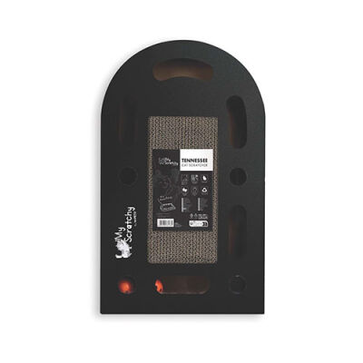 M-Pets My Scratchy Tenneessee Kedi Tırmalama Kartonu Siyah 50x30x6 Cm - 1