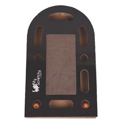 M-Pets My Scratchy Tenneessee Kedi Tırmalama Kartonu Siyah 50x30x6 Cm - 2