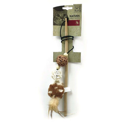 M-Pets Natura Üç Toplu Kedi Oltası Karışık Renkli 40 Cm - M-Pets