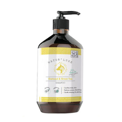 M-Pets Naturluxe Yulaf Ezmesi ve Yeşil Çay Özlü Köpek Şampuanı 500 Ml - 1