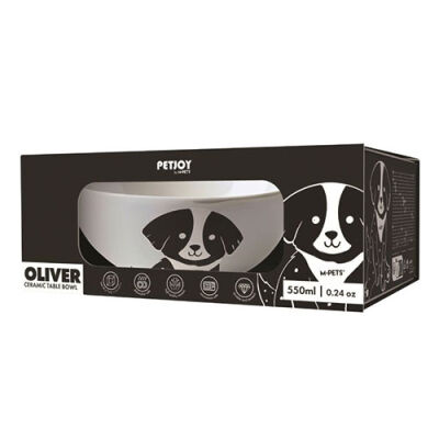 M-Pets Oliver Seramik Köpek Mama Kabı 550 Ml - 2