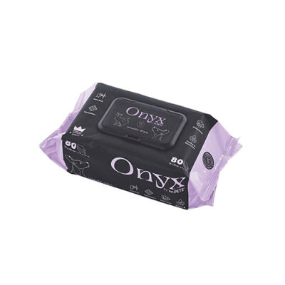 M-Pets Onyx Lavanta Kokulu Kedi ve Köpek Temizleme Mendili 80'li - 2
