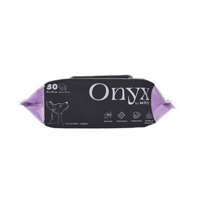 M-Pets Onyx Lavanta Kokulu Kedi ve Köpek Temizleme Mendili 80'li - 3