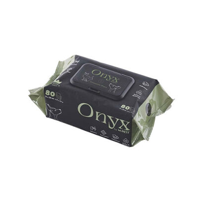 M-Pets Onyx Papatya Kokulu Kedi ve Köpek Temizleme Mendili 80'li - 2