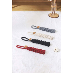M-Pets Örgü Köpek Oyuncağı Beyaz 34 Cm - 3