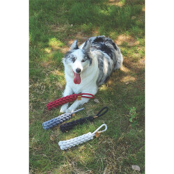 M-Pets Örgü Köpek Oyuncağı Gri 34 Cm - 3